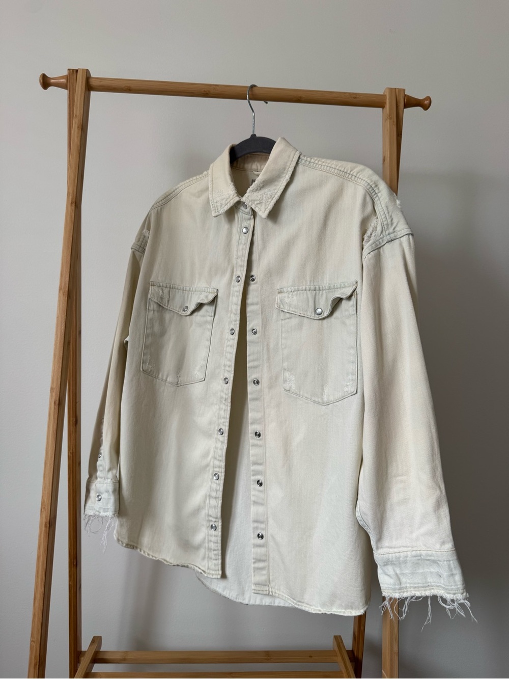 All Saints Denim Shirt, Size M/L